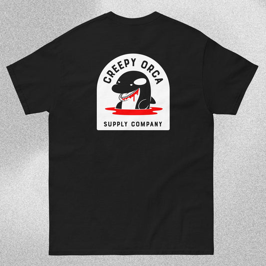 Creepy Orca Logo Short - Sleeve Tee - Creepy Orca Supply Co