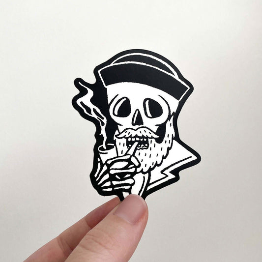 Dead Sailor Die Cut Sticker - Creepy Orca Supply Co