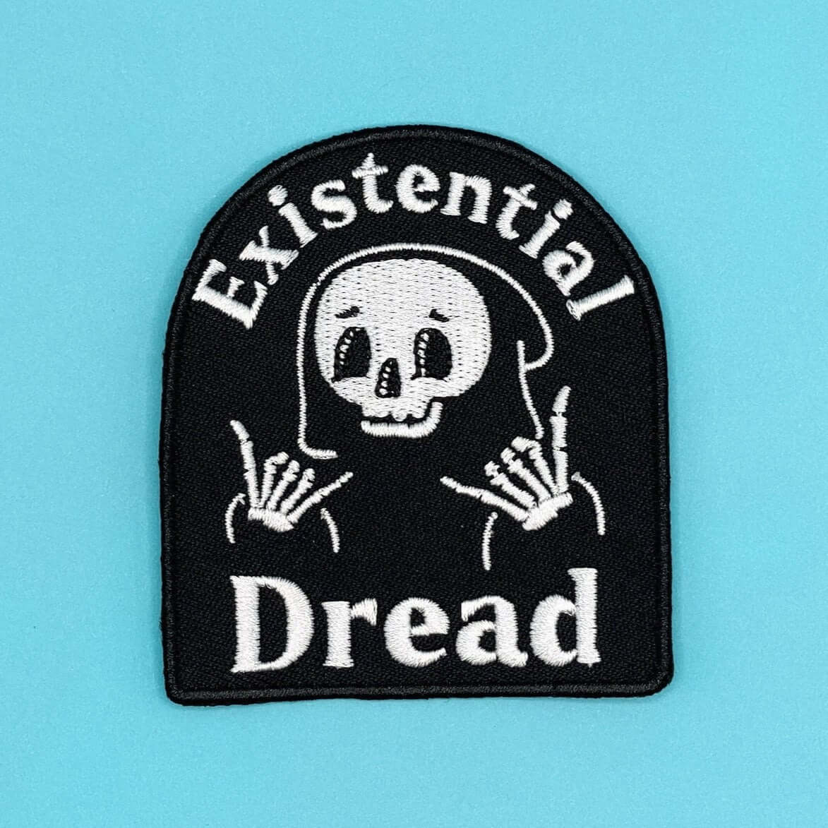 Existential Dread Iron - on Patch - Creepy Orca Supply Co