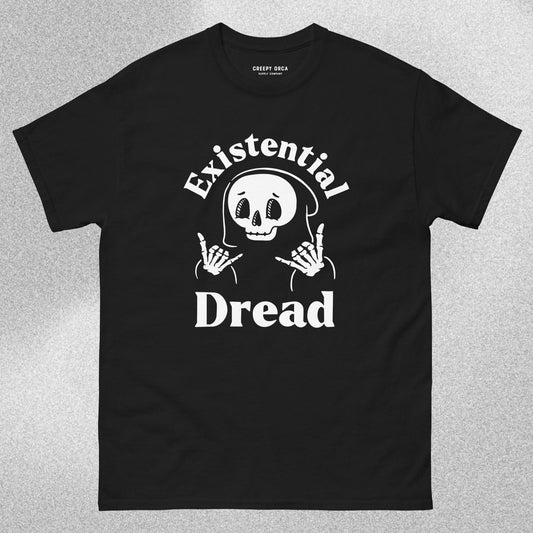 Existential Dread Short - Sleeve Tee - Creepy Orca Supply Co