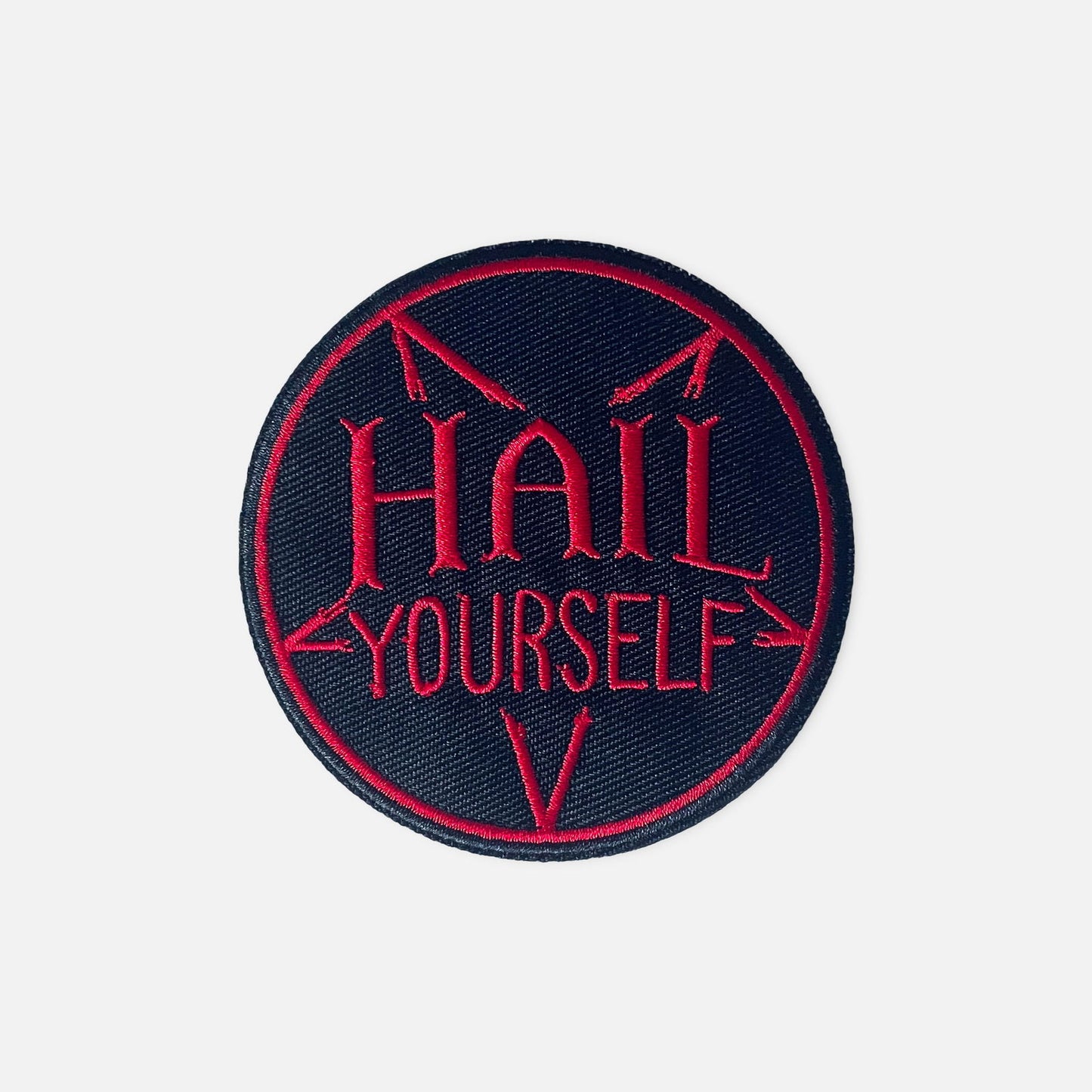 Hail Yourself Iron - on Patch - Creepy Orca Supply Co