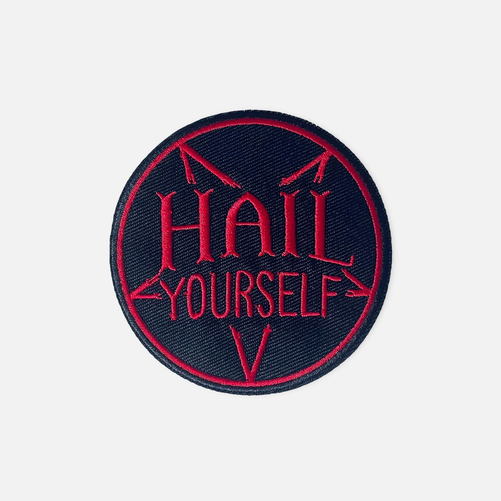 Hail Yourself Iron - on Patch - Creepy Orca Supply Co