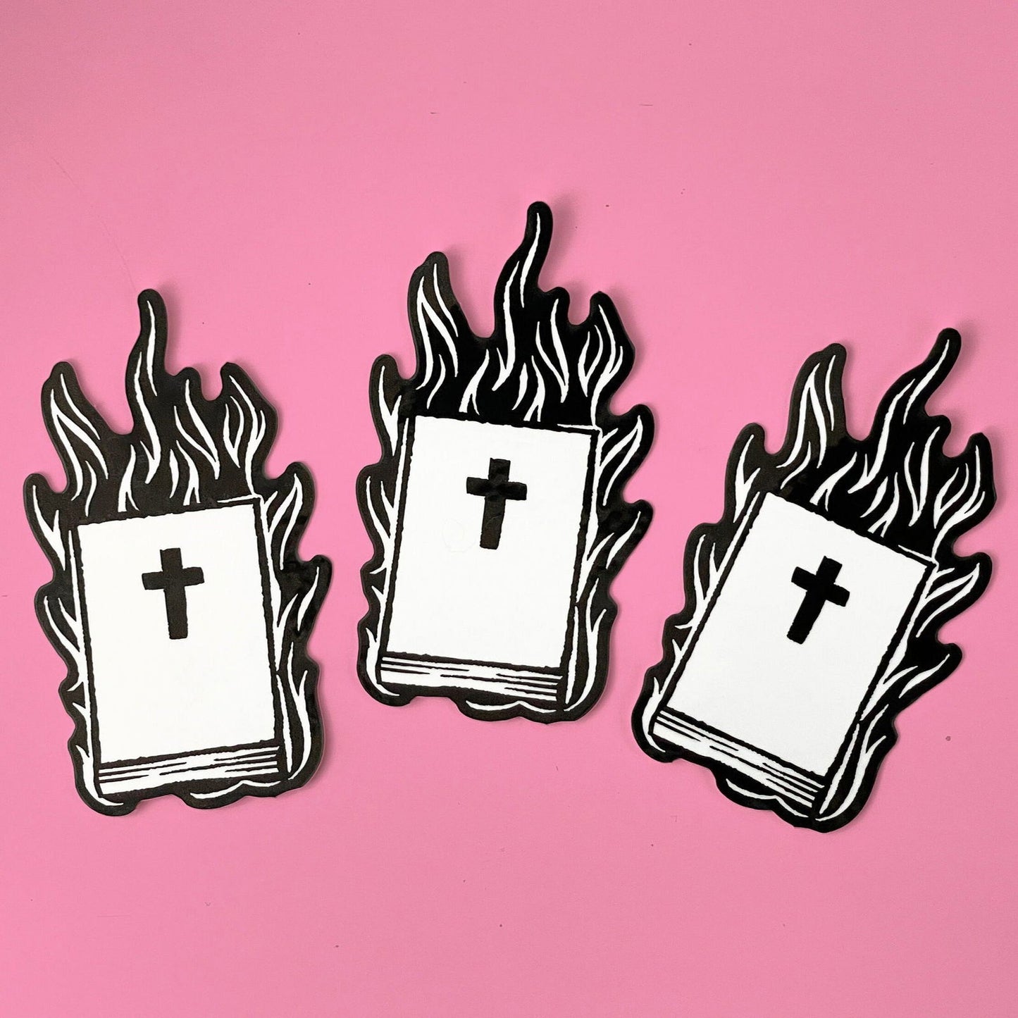 Hell Bible Die Cut Sticker - Creepy Orca Supply Co