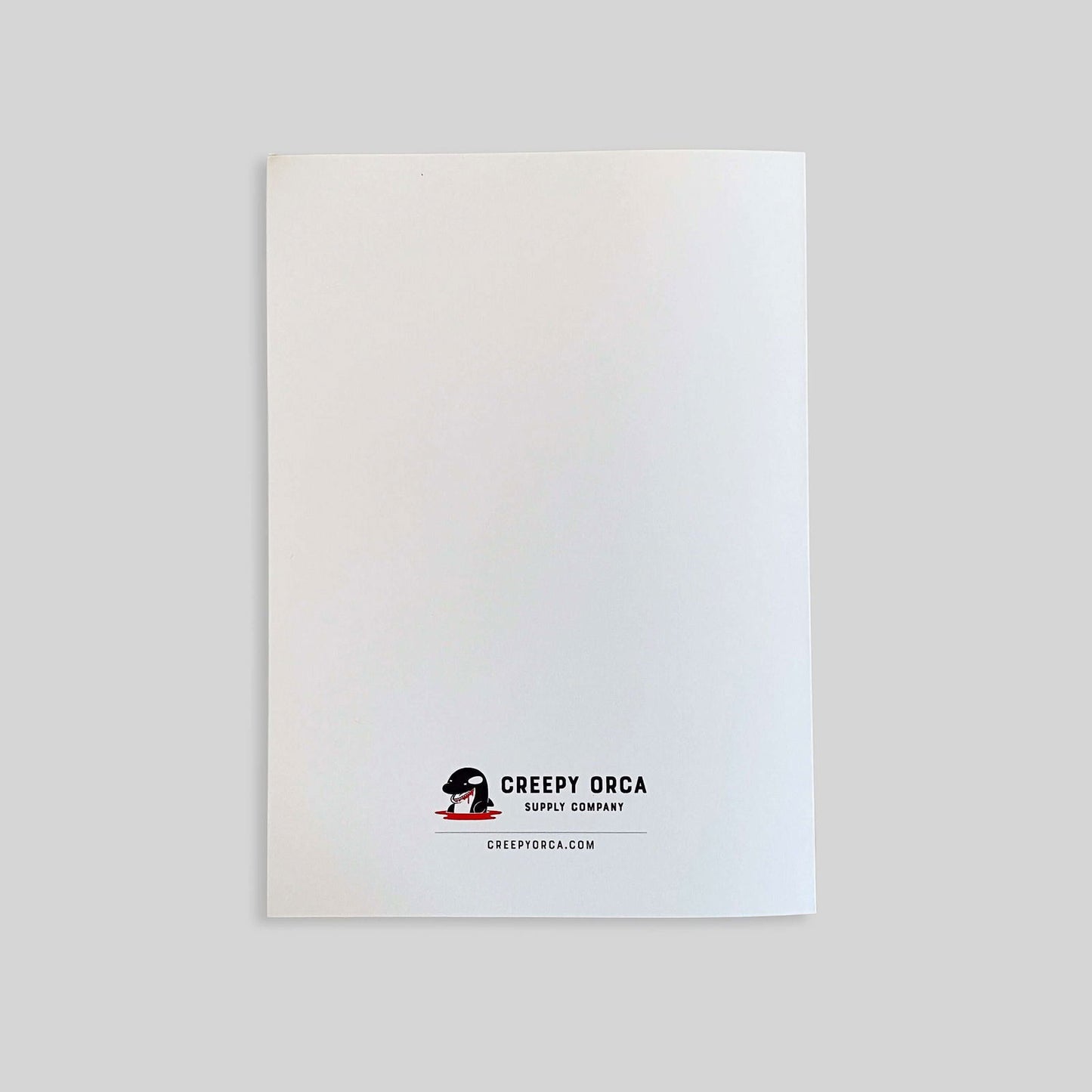 This is a Capitalist Hellscape 5x7 Greeting Card / Print - Creepy Orca Supply Co