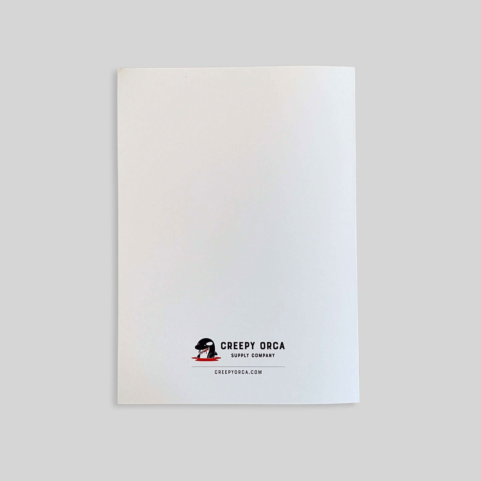 This is a Capitalist Hellscape 5x7 Greeting Card / Print - Creepy Orca Supply Co