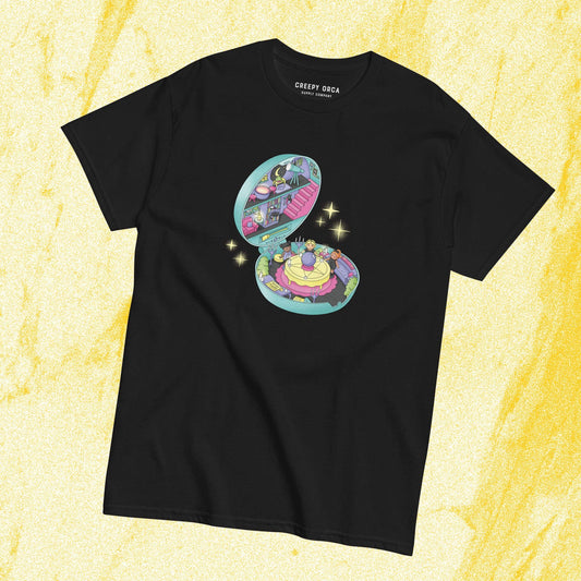 Polly Poltergeist 90s Inspired Short - Sleeve Tee - Creepy Orca Supply Co