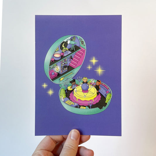Polly Poltergeist 5x7 Print - Creepy Orca Supply Co