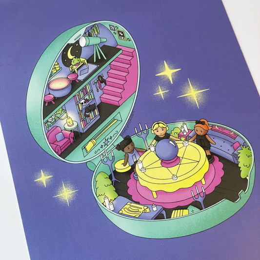 Polly Poltergeist 5x7 Print - Creepy Orca Supply Co