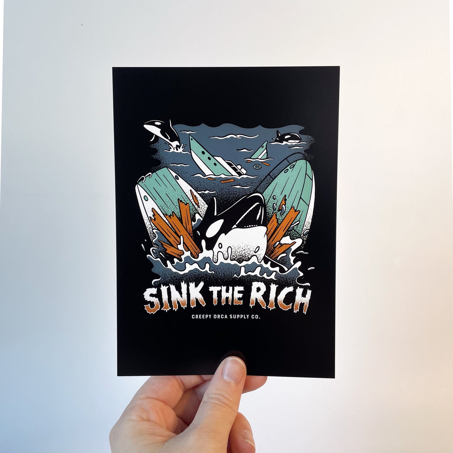 Sink The Rich 5x7 Print