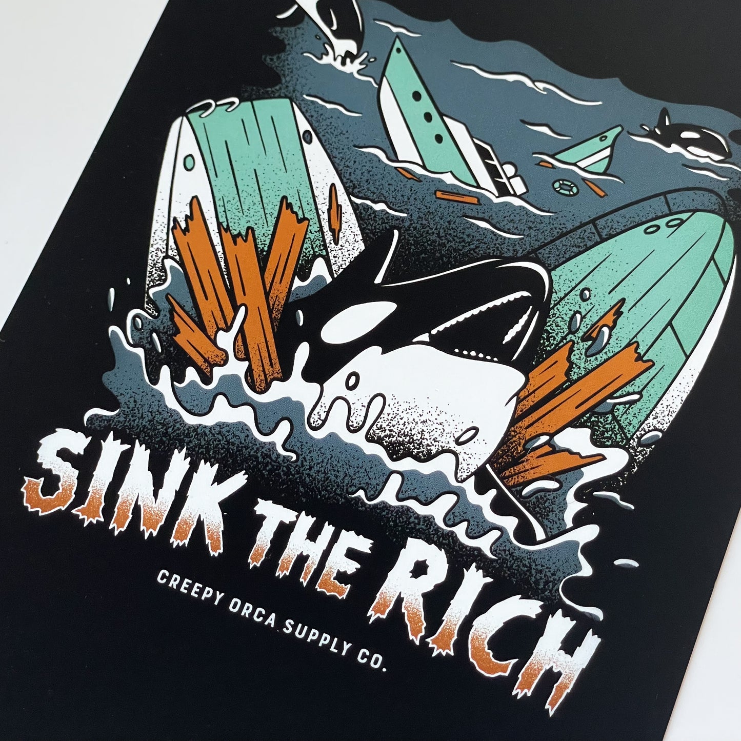 Sink The Rich 5x7 Print