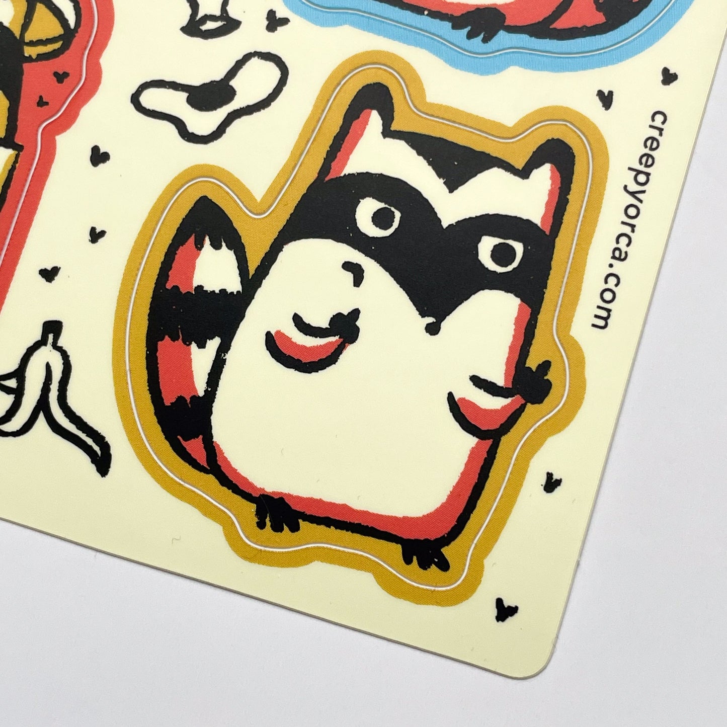 I'm Just a Trash Panda Sticker Sheet - Creepy Orca Supply Co