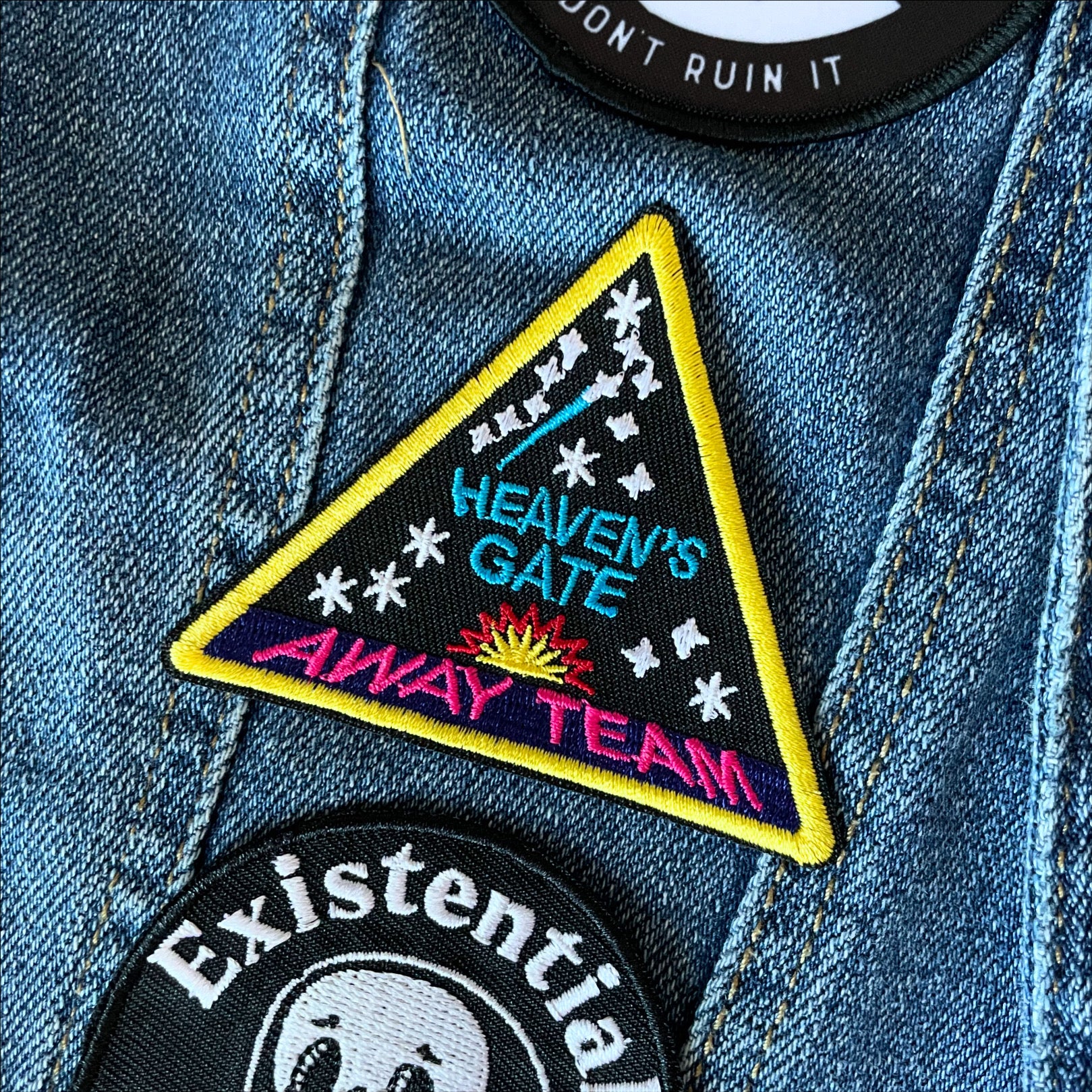 Heaven's Gate Away Team Iron On Patch - Creepy Orca Supply Co