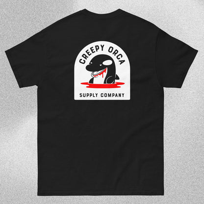 Creepy Orca Logo Short - Sleeve Tee - Creepy Orca Supply Co