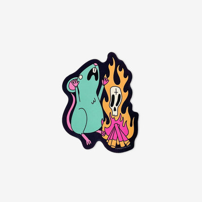 Dance of the Demon Rat Sticker - Creepy Orca Supply Co