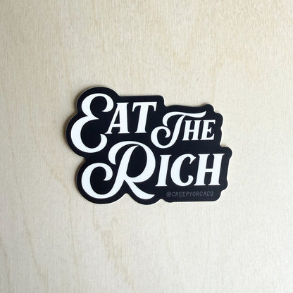 Eat The Rich Sticker