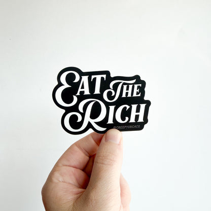 Eat The Rich Sticker