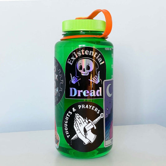 Existential Dread Holographic Die Cut Sticker - Creepy Orca Supply Co