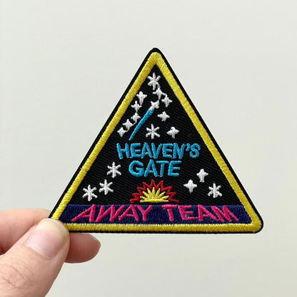 Heaven's Gate Away Team Iron On Patch - Creepy Orca Supply Co