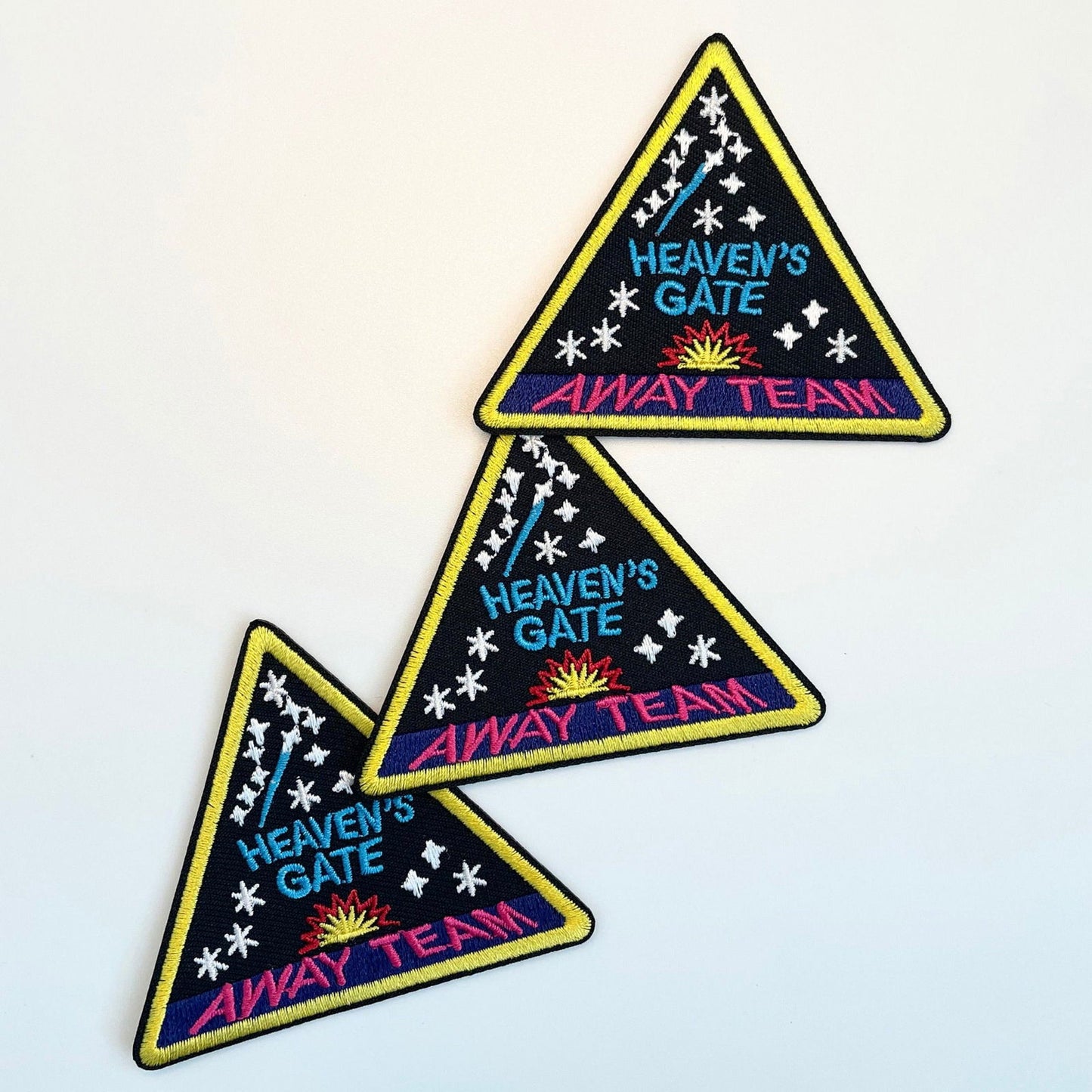 Heaven's Gate Away Team Iron On Patch - Creepy Orca Supply Co