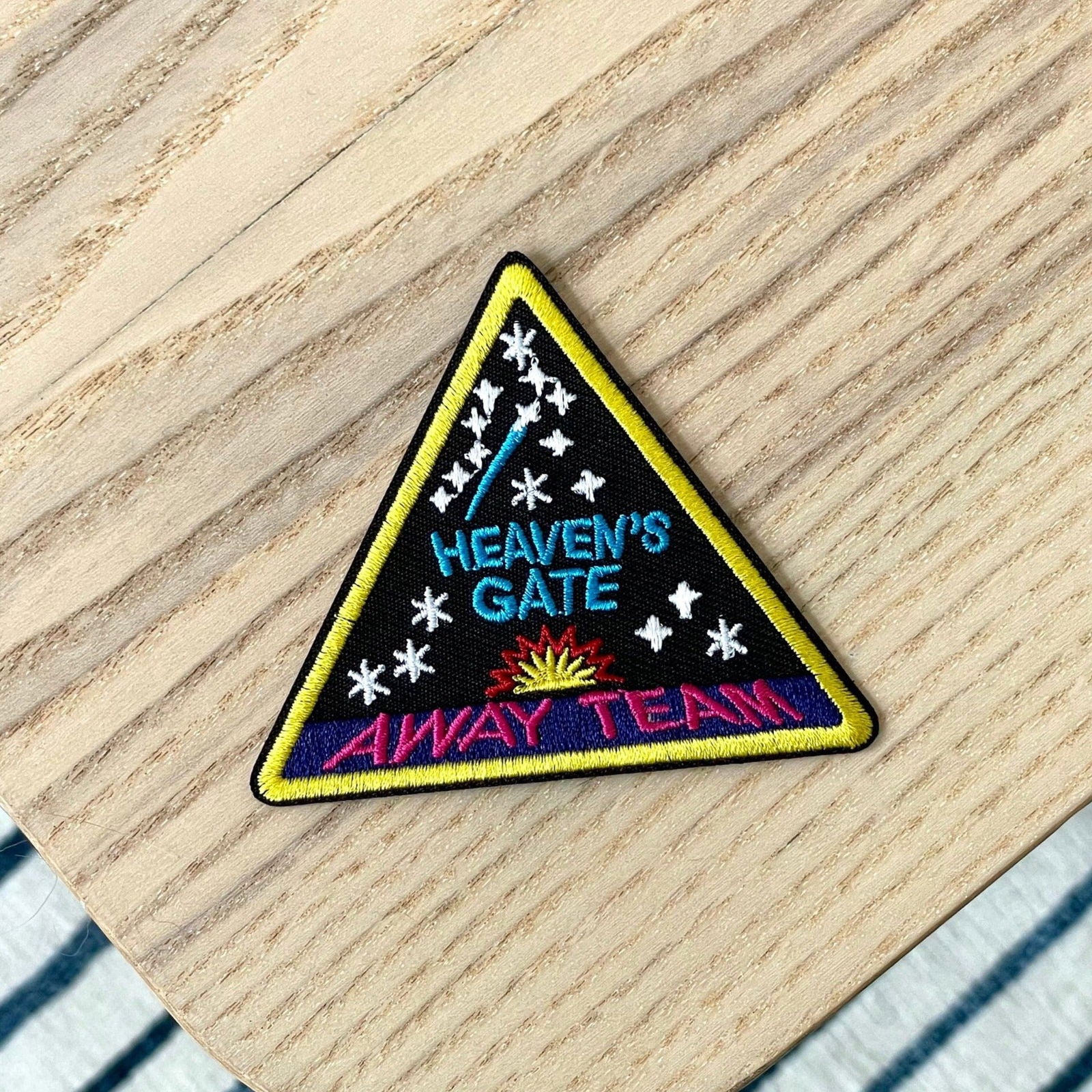 Heaven's Gate Away Team Iron On Patch - Creepy Orca Supply Co