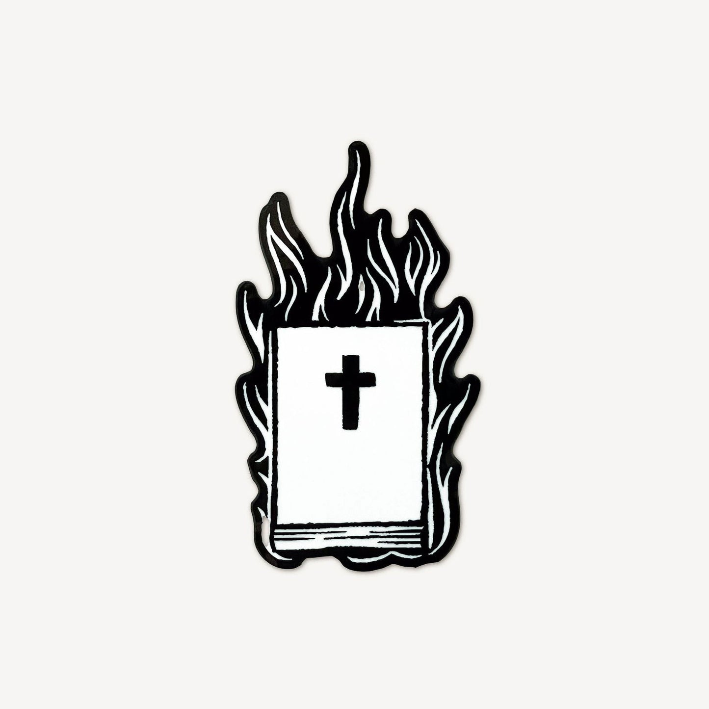 Hell Bible Die Cut Sticker - Creepy Orca Supply Co