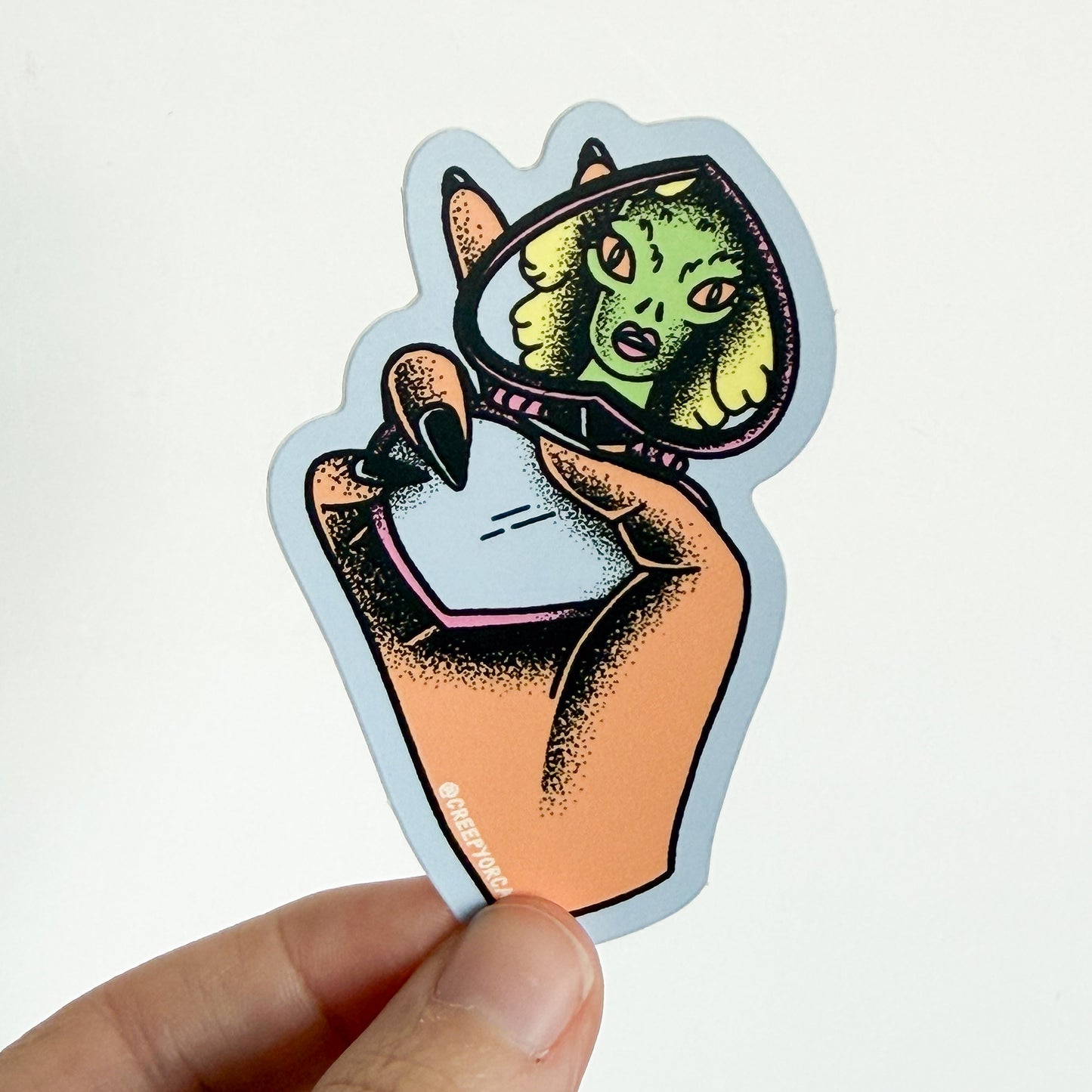 Lizard Lady Sticker