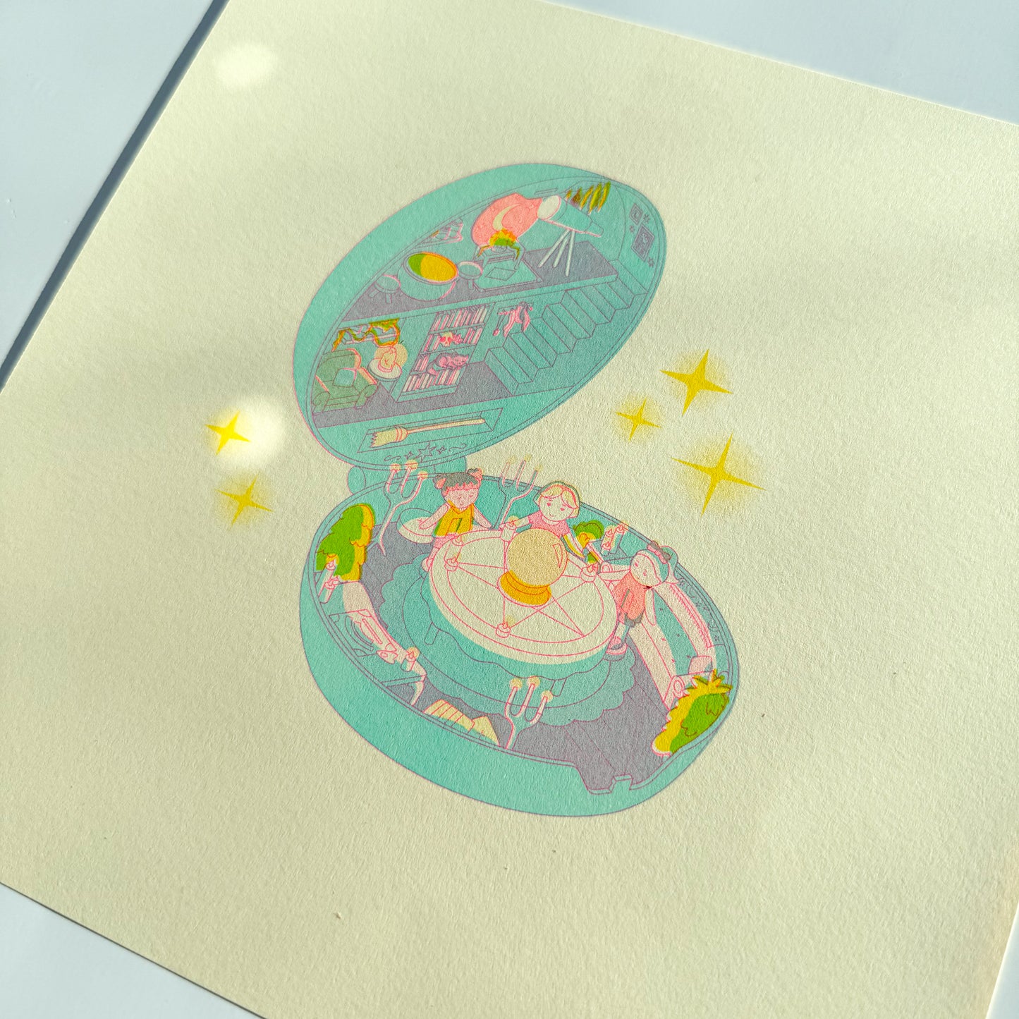 Polly Poltergeist Risograph Print