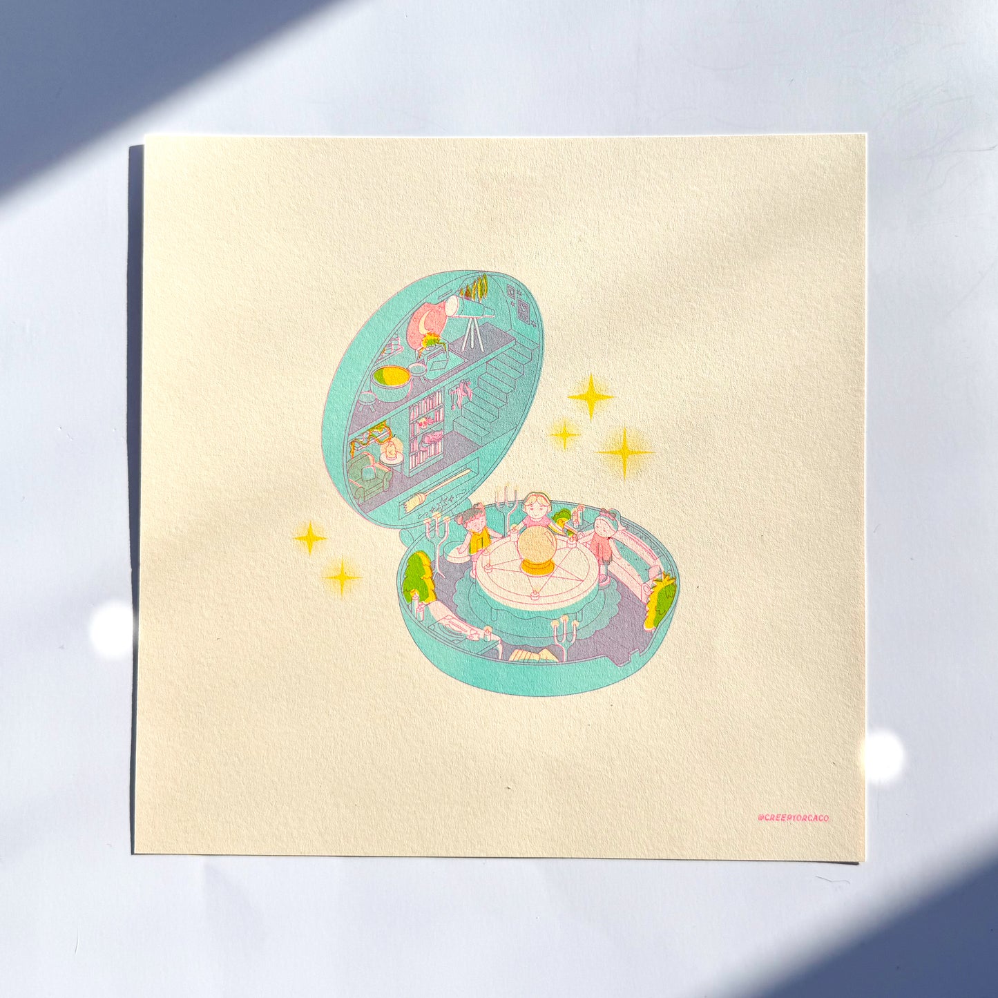 Polly Poltergeist Risograph Print