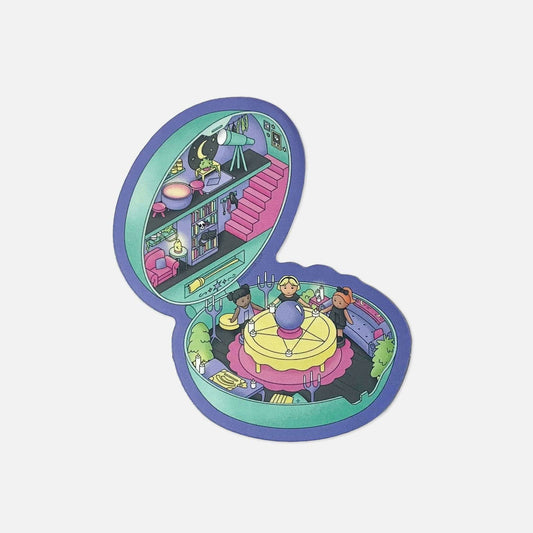 Polly Poltergeist Sticker - Creepy Orca Supply Co
