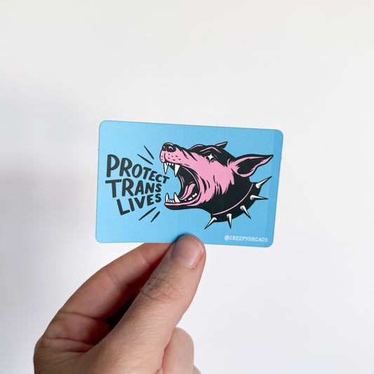 Protect Trans Lives Sticker