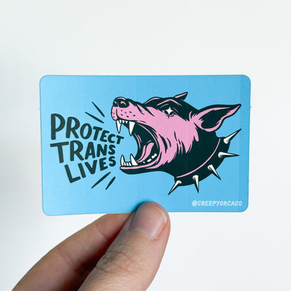 Protect Trans Lives Sticker