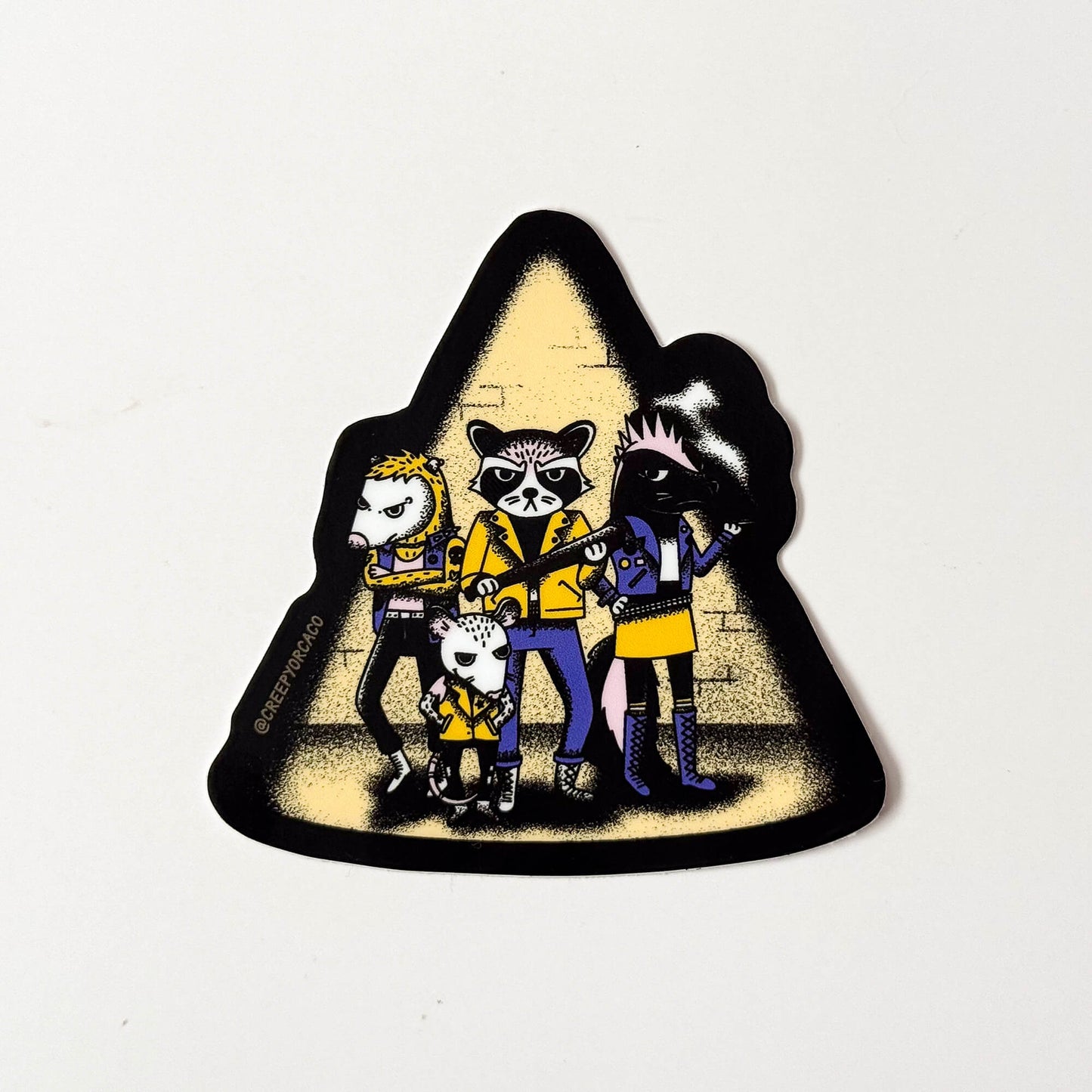 Punk Trash Animal Gang Sticker