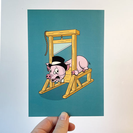 Capitalist Pig 5x7 Print