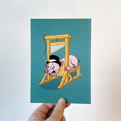 Capitalist Pig 5x7 Print