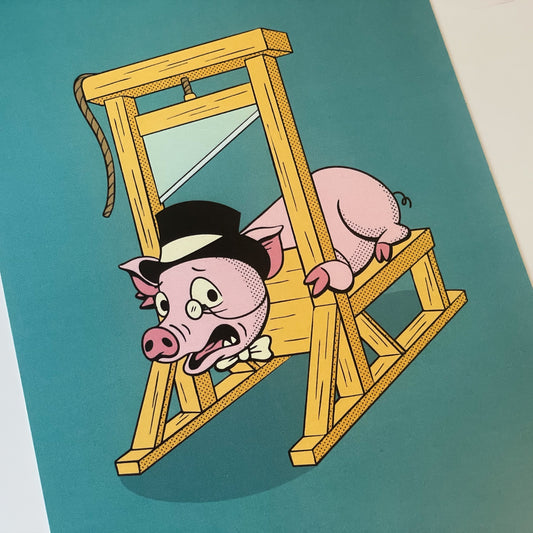 Capitalist Pig 5x7 Print