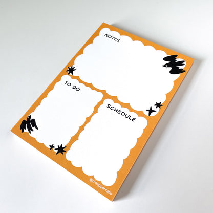Crow Notes Notepad - Creepy Orca Supply Co