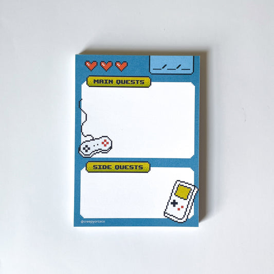 Quest Log Notepad